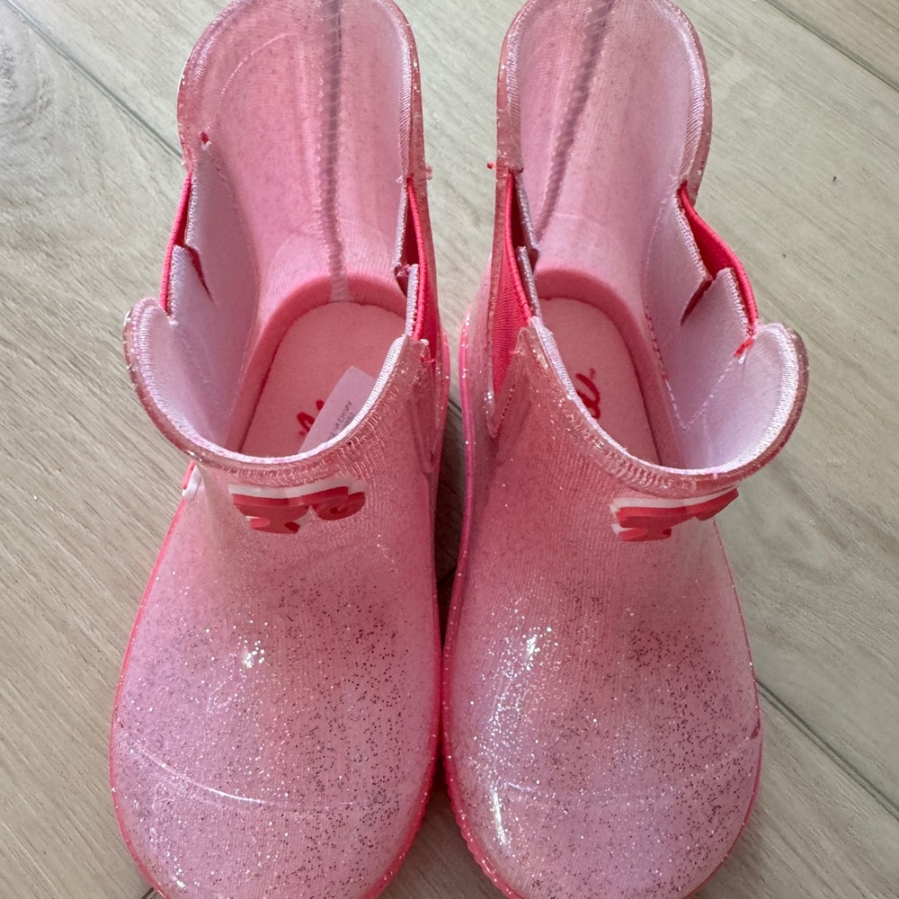 Barbie Sparkly Pink Rain Boots for Kids